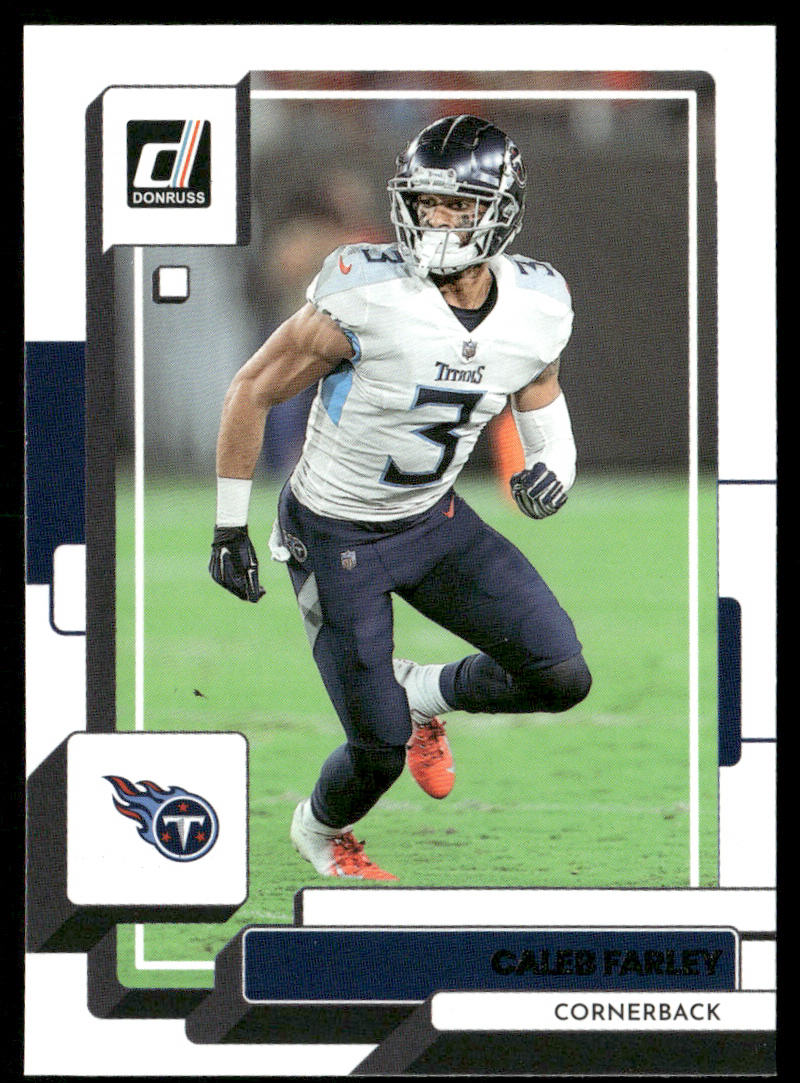 Caleb Farley 2022 Donruss #67 Tennessee Titans