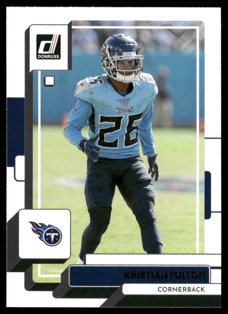 Kristian Fulton 2022 Donruss #73 Tennessee Titans