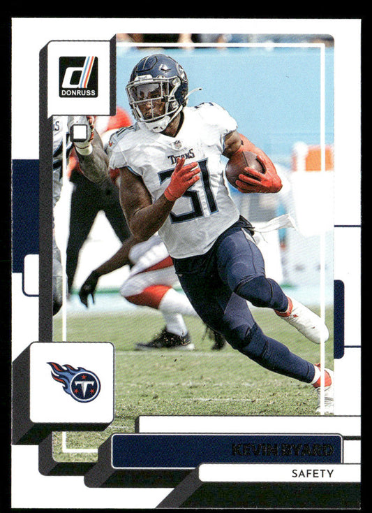Kevin Byard 2022 Donruss #74 Tennessee Titans