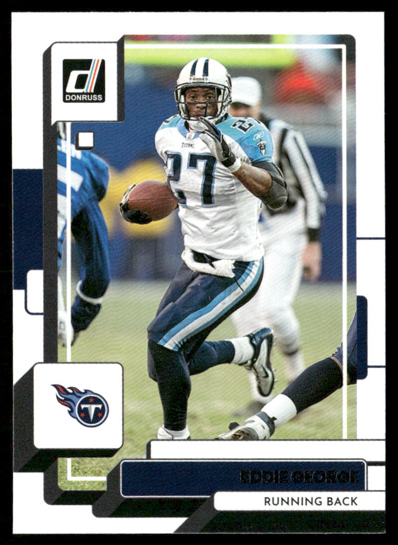 Eddie George 2022 Donruss #75 Tennessee Titans