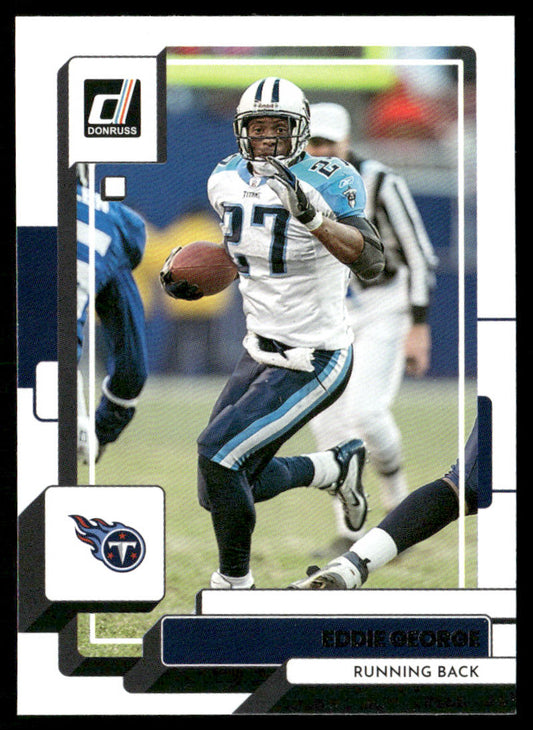 Eddie George 2022 Donruss #75 Tennessee Titans