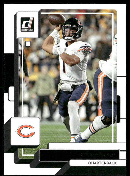 Justin Fields 2022 Donruss #79 Chicago Bears