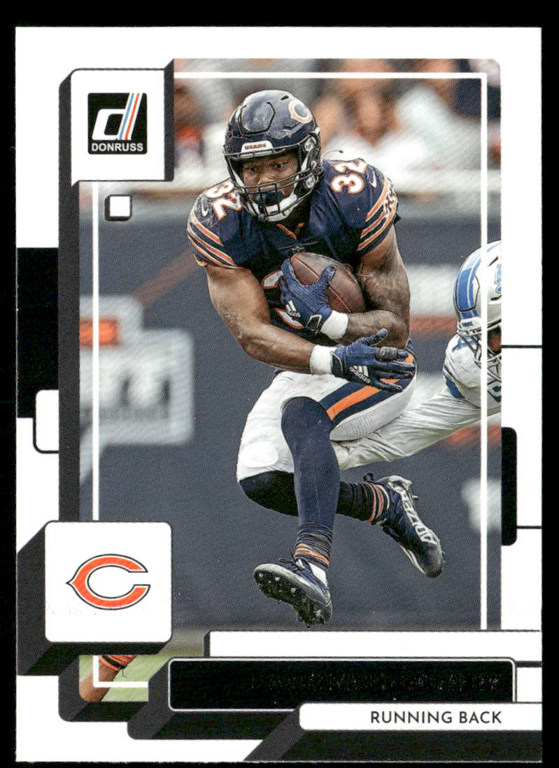 David Montgomery 2022 Donruss #80 Chicago Bears