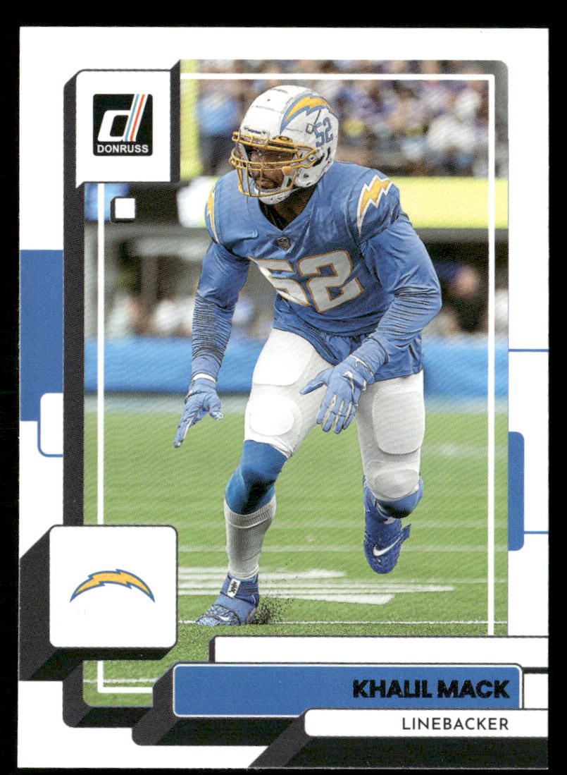 Khalil Mack 2022 Donruss #82 Los Angeles Chargers