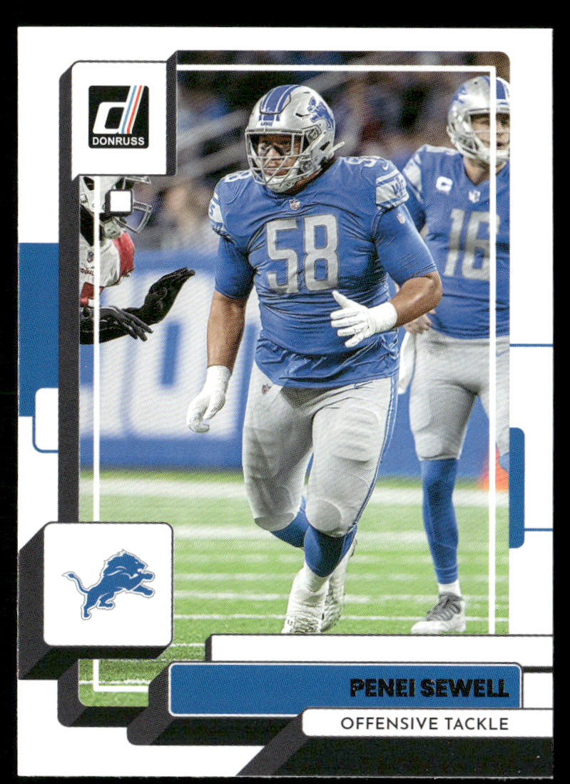 Penei Sewell 2022 Donruss #86 Detroit Lions