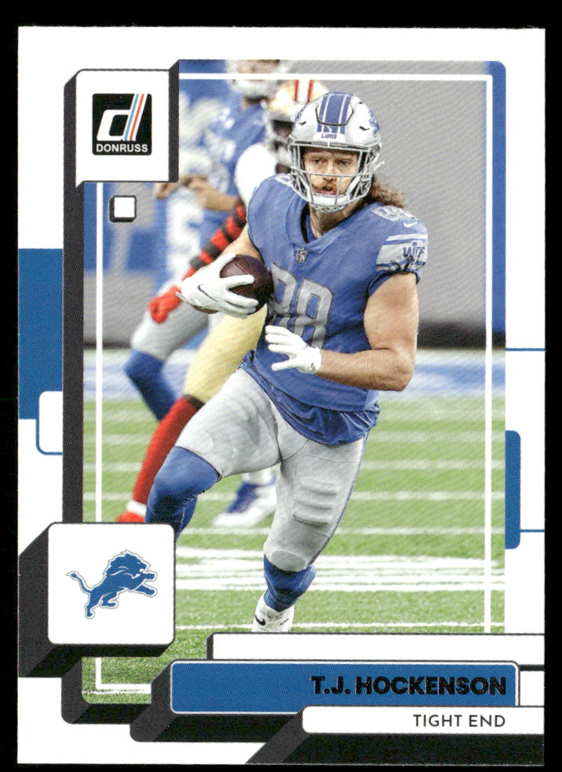 T.J. Hockenson 2022 Donruss #87 Detroit Lions
