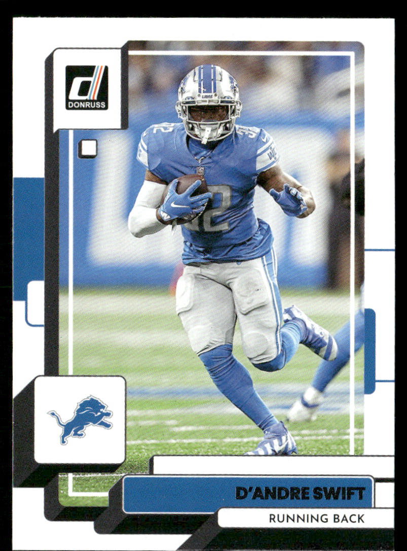 D'Andre Swift 2022 Donruss #89 Detroit Lions