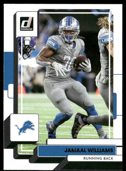 Jamaal Williams 2022 Donruss #90 Detroit Lions