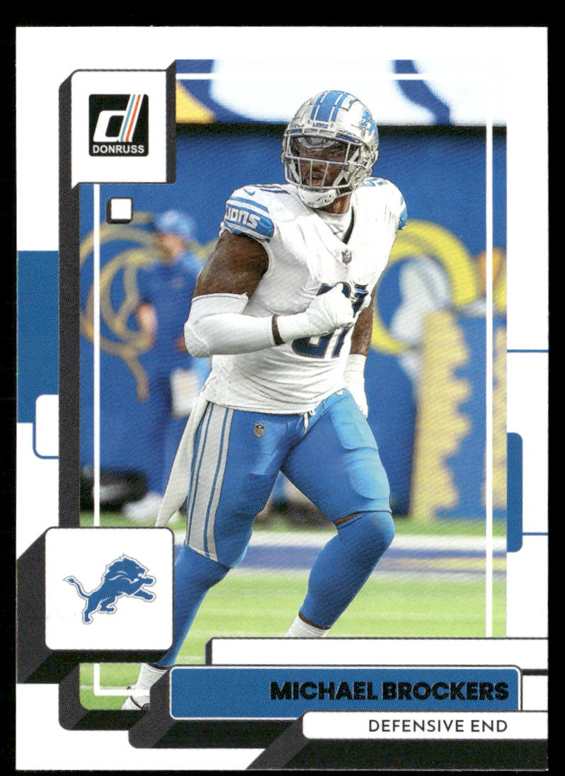 Michael Brockers 2022 Donruss #91 Detroit Lions