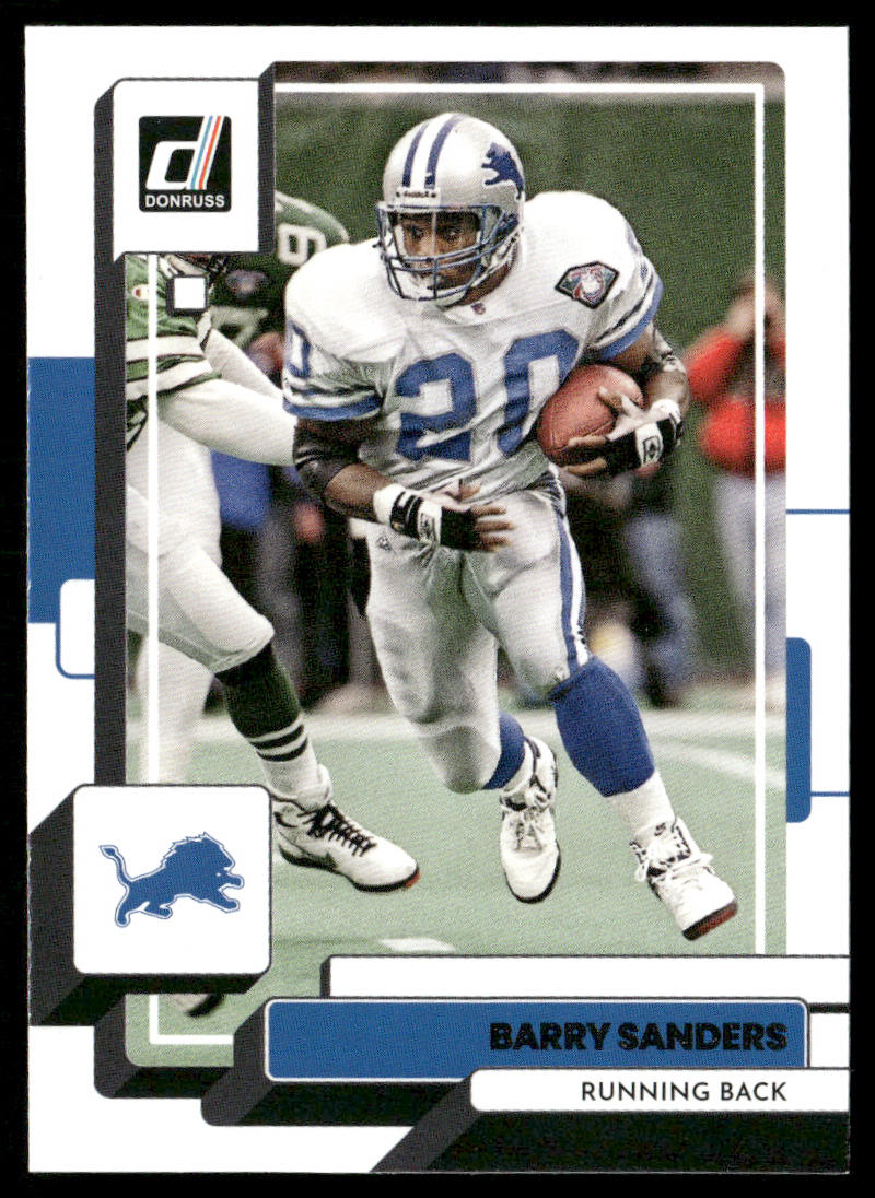 Barry Sanders 2020 Donruss #102 Detroit Lions
