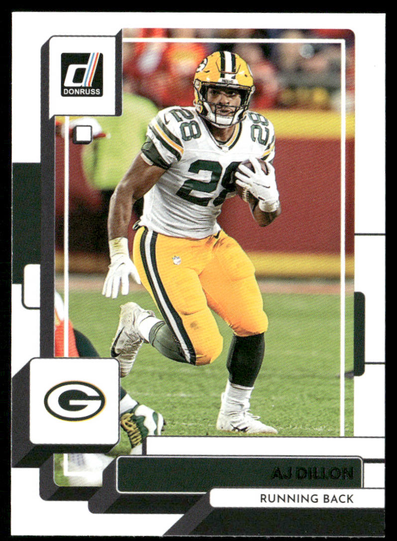 AJ Dillon 2022 Donruss #99 Green Bay Packers