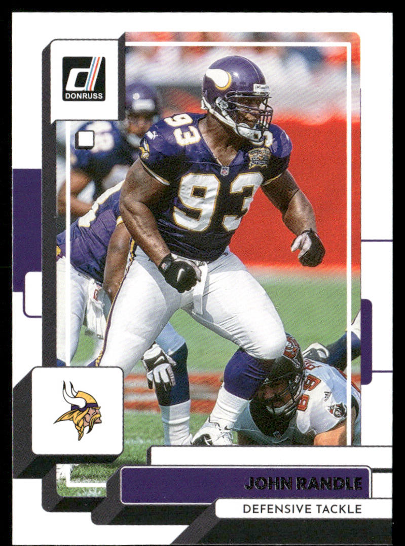 John Randle 2022 Donruss #105 Minnesota Vikings