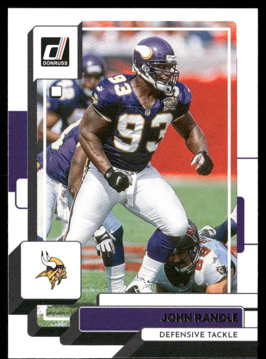 John Randle 2022 Donruss #105 Minnesota Vikings