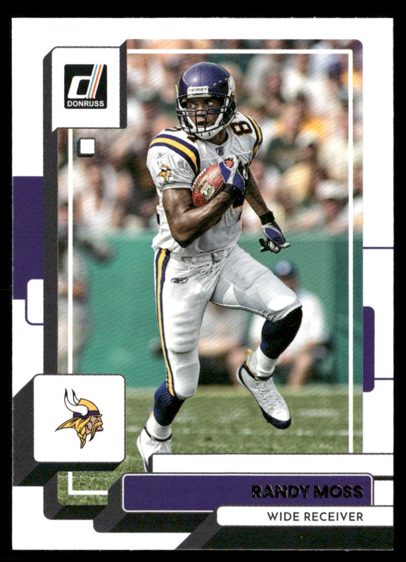 Randy Moss 2022 Donruss #111 Minnesota Vikings