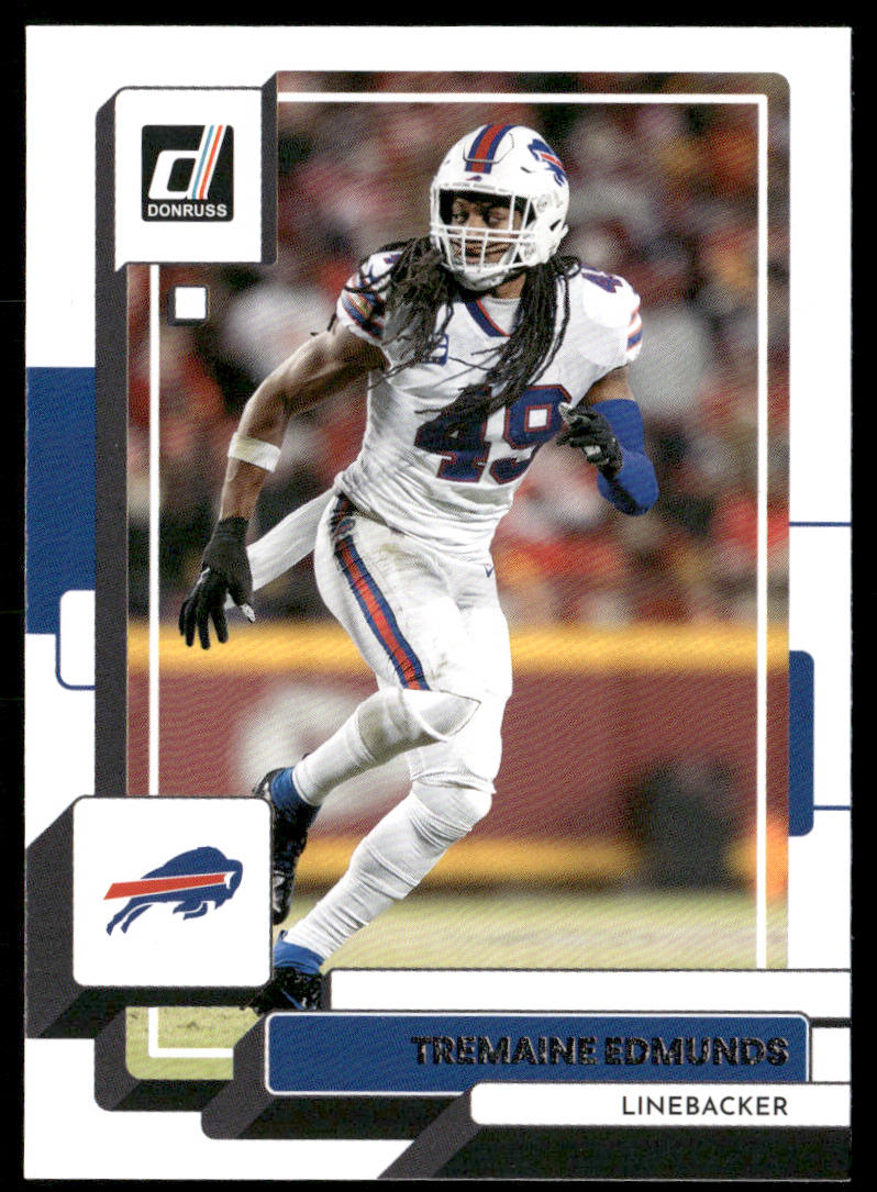 Tremaine Edmunds 2022 Donruss #120 Buffalo Bills