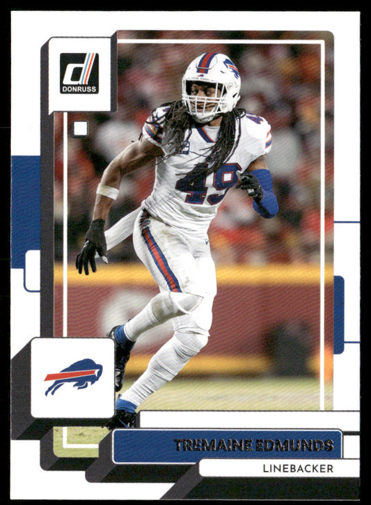 Tremaine Edmunds 2022 Donruss #120 Buffalo Bills