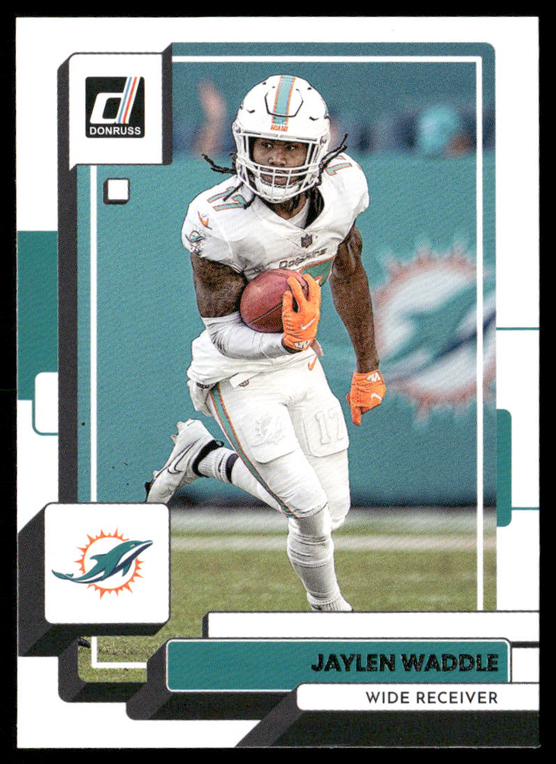 Jaylen Waddle 2022 Donruss #123 Miami Dolphins