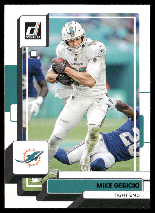 Mike Gesicki 2022 Donruss #124 Miami Dolphins