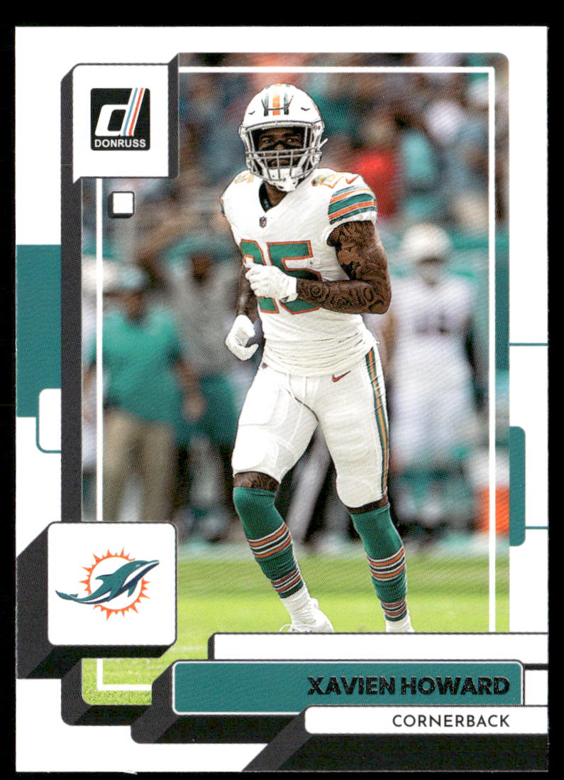 Xavien Howard 2022 Donruss #129 Miami Dolphins