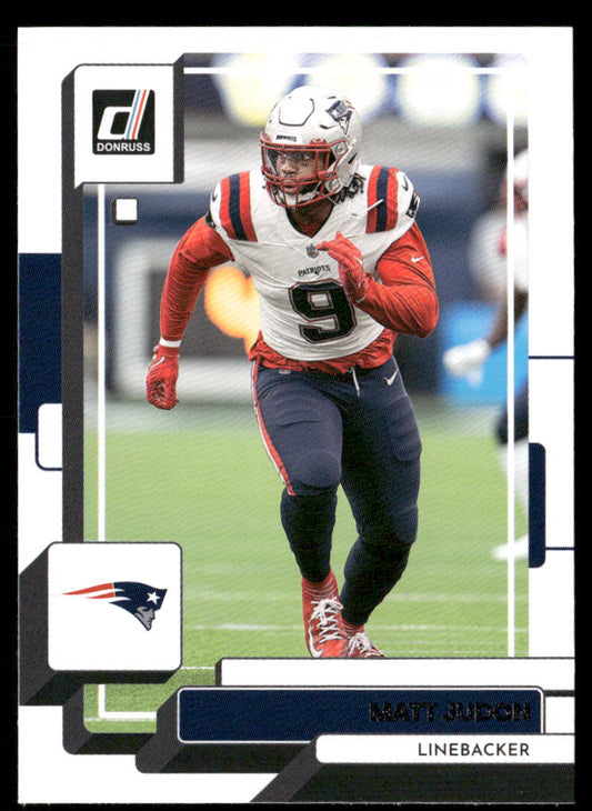 Matt Judon 2022 Donruss #137 New England Patriots