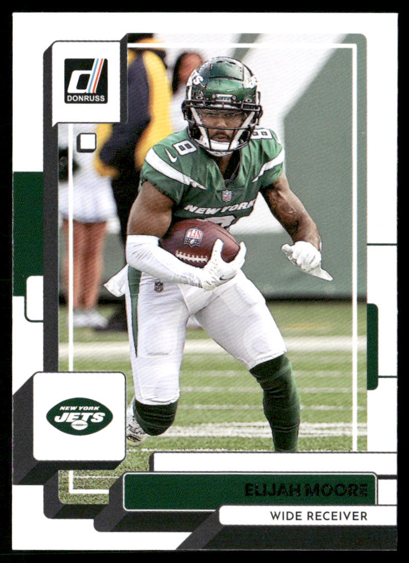 Elijah Moore 2022 Donruss #140 New York Jets