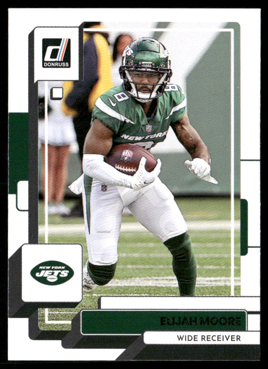 Elijah Moore 2022 Donruss #140 New York Jets