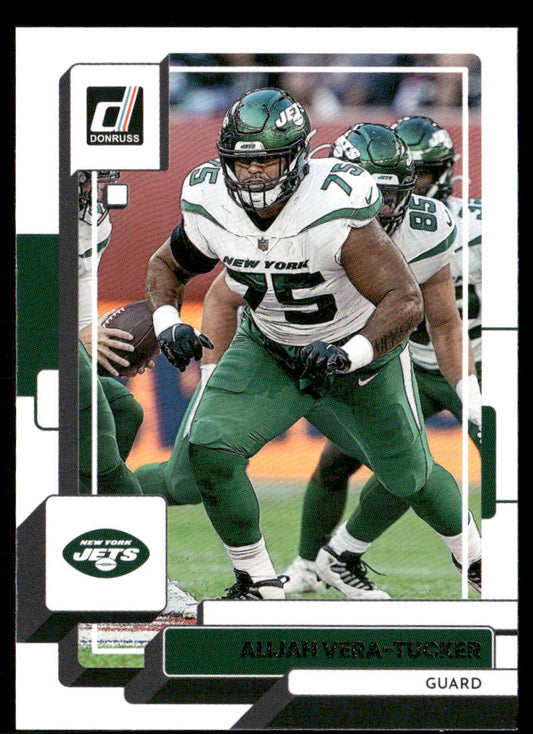 Alijah Vera-Tucker 2022 Donruss #144 New York Jets