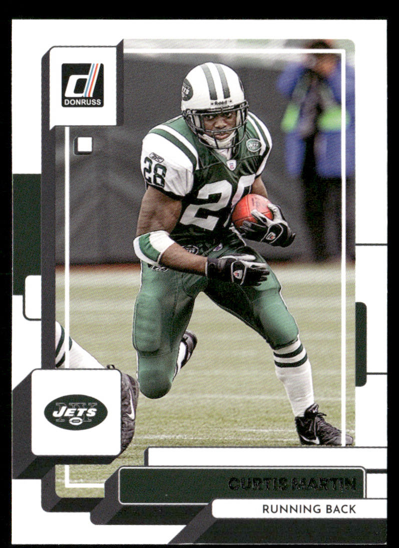 Curtis Martin 2022 Donruss #147 New York Jets