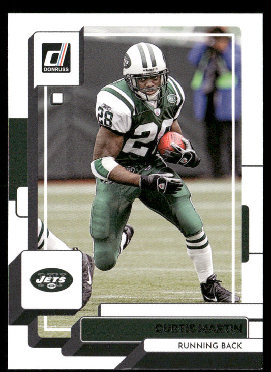 Curtis Martin 2022 Donruss #147 New York Jets