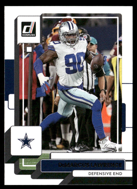 DeMarcus Lawrence 2022 Donruss #156 Dallas Cowboys