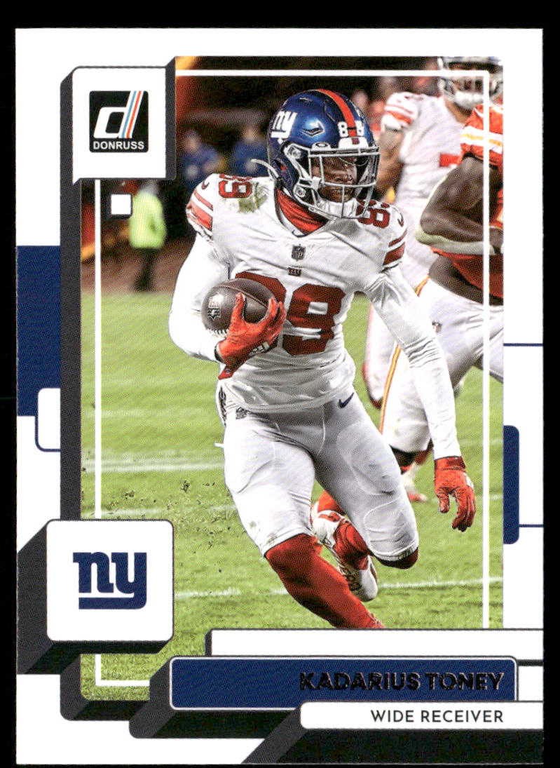 Kadarius Toney 2022 Donruss #160 New York Giants