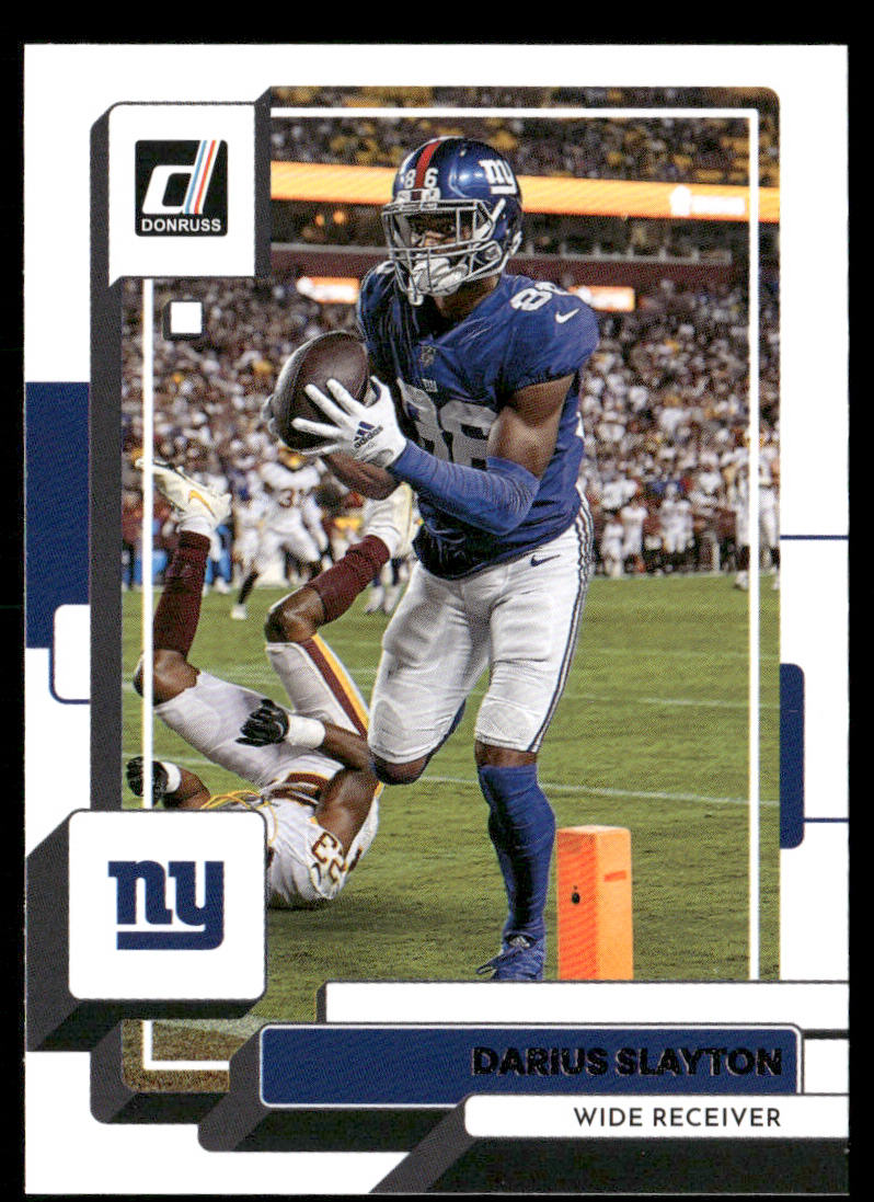 Darius Slayton 2022 Donruss #161 New York Giants