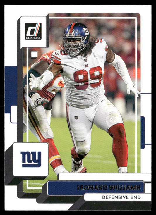 Leonard Williams 2022 Donruss #164 New York Giants