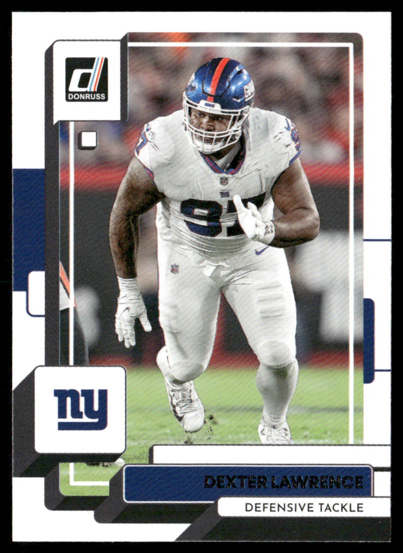 Dexter Lawrence 2022 Donruss #166 New York Giants