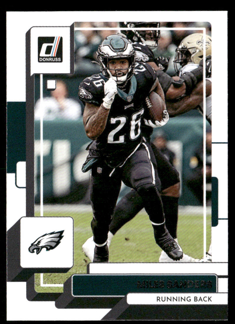 Miles Sanders 2022 Donruss #172 Philadelphia Eagles