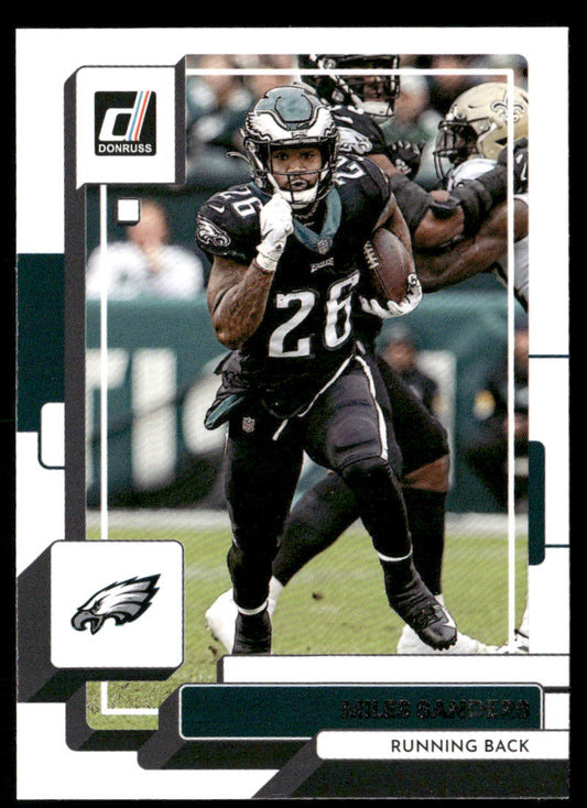 Miles Sanders 2022 Donruss #172 Philadelphia Eagles