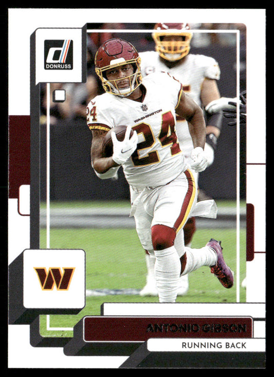 Antonio Gibson 2022 Donruss #181 Washington Commanders