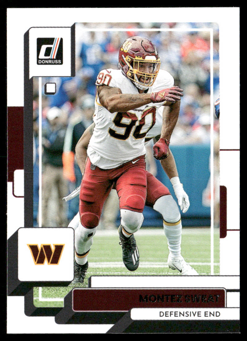 Montez Sweat 2022 Donruss #184 Washington Commanders