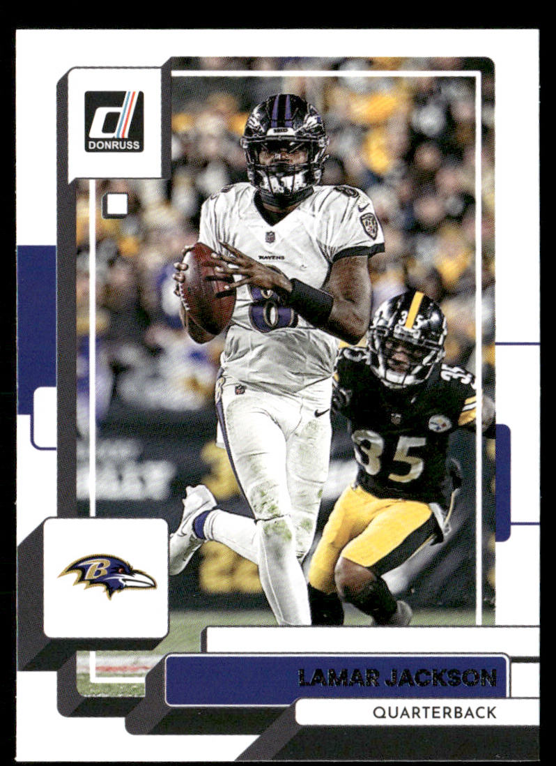 Lamar Jackson 2022 Donruss #189 Baltimore Ravens