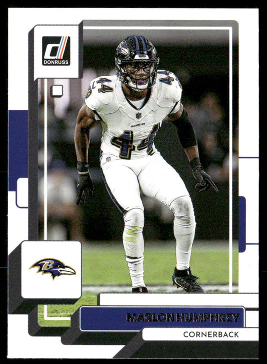 Marlon Humphrey 2022 Donruss #194 Baltimore Ravens