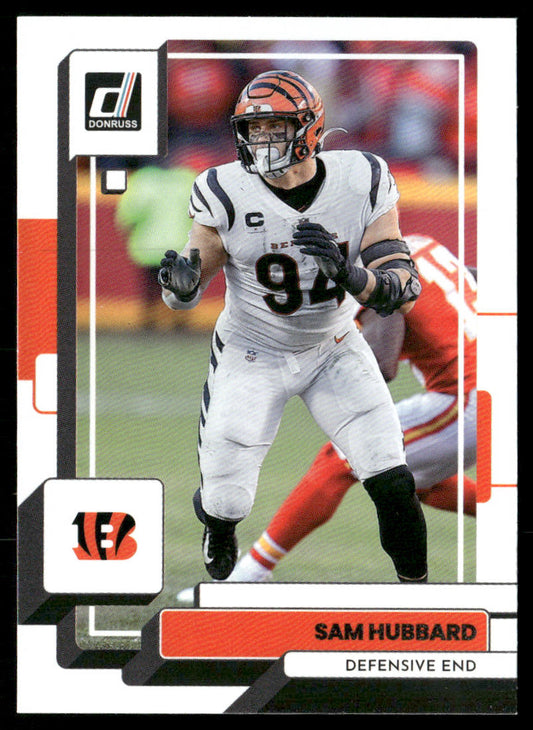 Sam Hubbard 2022 Donruss #201 Cincinnati Bengals