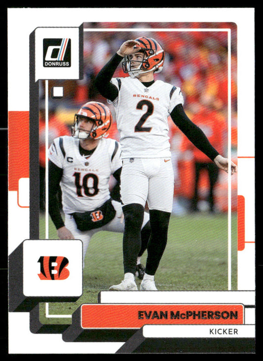 Evan McPherson 2022 Donruss #204 Cincinnati Bengals