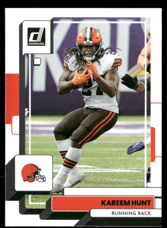 Kareem Hunt 2022 Donruss #211 Cleveland Browns