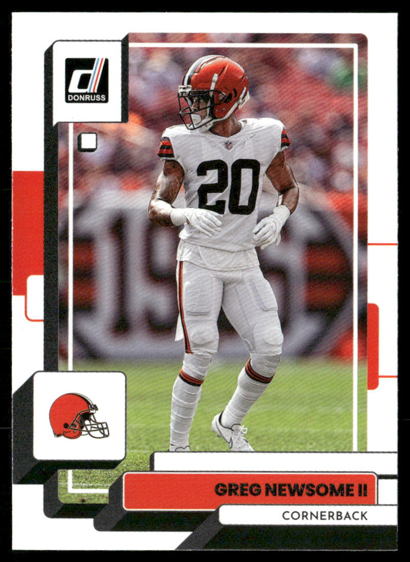 Greg Newsome II 2022 Donruss #215 Cleveland Browns