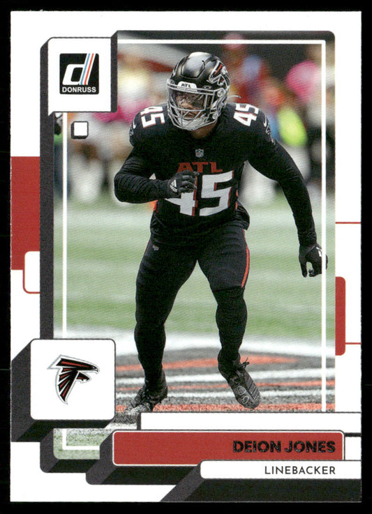 Deion Jones 2022 Donruss #231 Atlanta Falcons