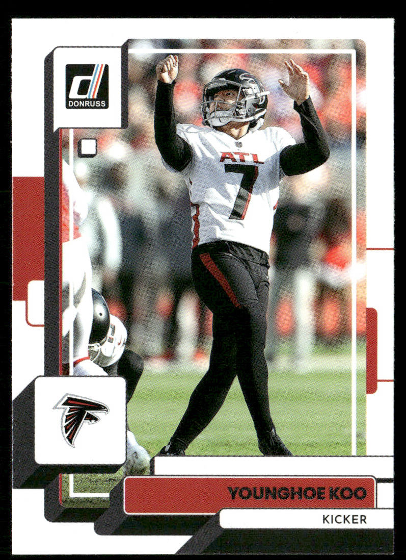 Younghoe Koo 2022 Donruss #233 Atlanta Falcons
