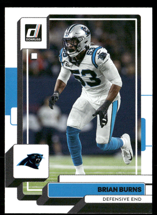 Brian Burns 2022 Donruss #239 Carolina Panthers