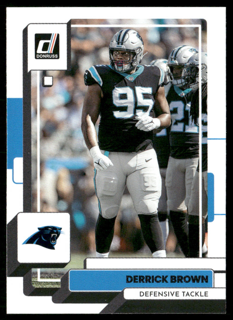 Derrick Brown 2022 Donruss #240 Carolina Panthers