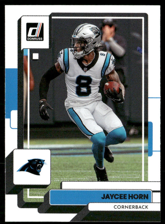 Jaycee Horn 2022 Donruss #242 Carolina Panthers