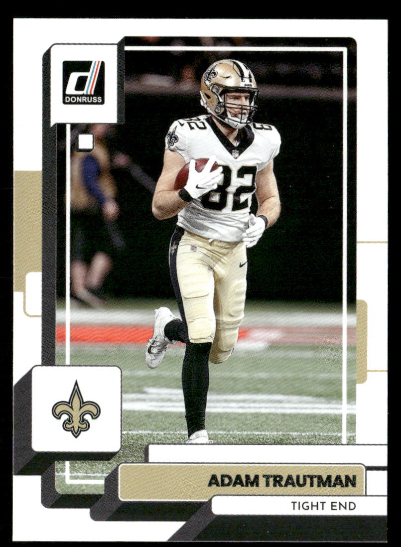Adam Trautman 2022 Donruss #245 New Orleans Saints